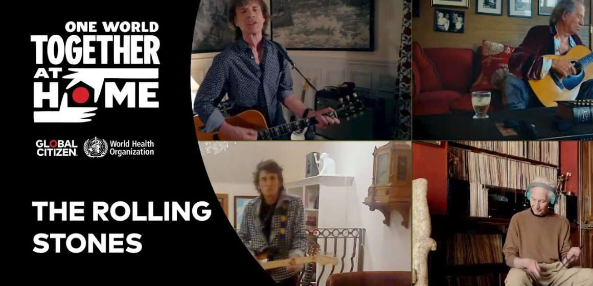 THE ROLLING STONES EXPLOTÓ YOUTUBE, FACEBOOK Y TWITTER CON SU PERFORMANCE ONLINE  EN EL EVENTO SOLIDARIO ORGANIZADO POR LADY GAGA