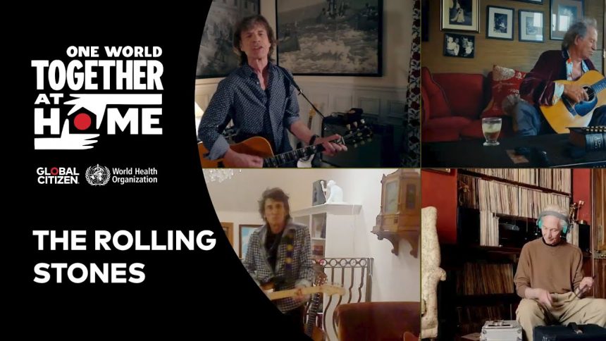 THE ROLLING STONES EXPLOTÓ YOUTUBE, FACEBOOK Y TWITTER CON SU PERFORMANCE ONLINE  EN EL EVENTO SOLIDARIO ORGANIZADO POR LADY GAGA