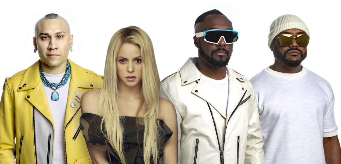 Black Eyed Peas experimenta musicalmente junto a la cafetera Shakira