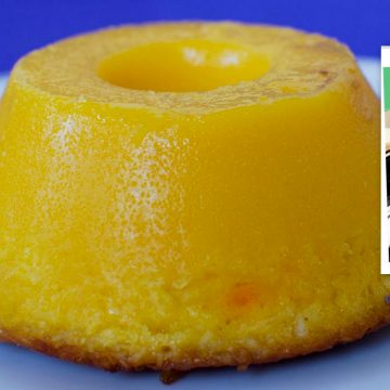 El Quindim, un postre brasileño con influencia portuguesa, cuya historia se remonta a monjas de convento, que solían utilizar muchas yemas de huevos para elaborar tortas, con sus sobras elaboraron dulces deliciosos como el nombrado, que incluye huevos, azúcar y almendras. En lenguas bantúes, su significado tiene que ver con el encantamiento, fuerte de todo postre dulce