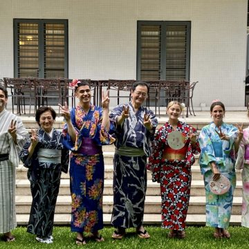 Se produjo un encuentro a pura cultura nipona entre el embajador Takahira Nakamae y amigos del Japón