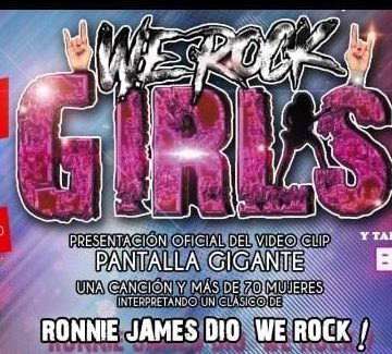 «We Rock Girls Argentina», festival que reúne a artistas femeninas que se desarrollan como cantantes, arpistas, guitarristas, arpistas, bajistas, bateristas y bailarinas, entre otras actividades