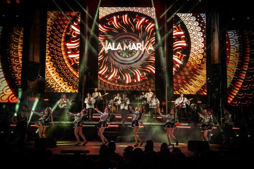 El Regreso al Sol del puebo aymara a través de la danza de pujllay, el tínku o la diablada, con música en vivo; un espectáculo imperdible brindará el grupo Kala Marka en el Luna Park en el mes de junio