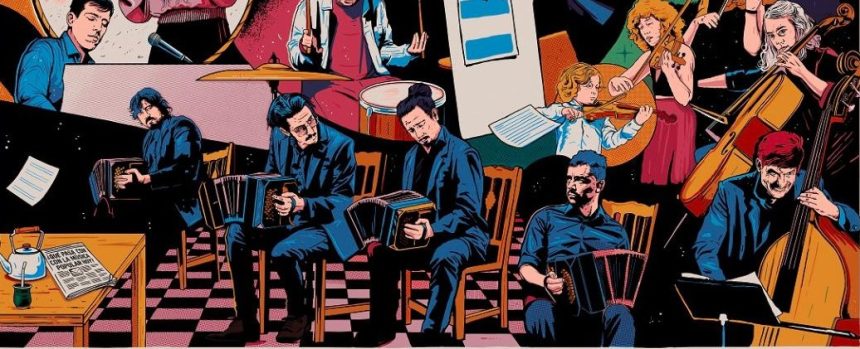 La Orquesta Típica Di Pasquale presenta su genial álbum «¿Qué pasa con la música popular hoy?» de mixturas con chamamé, tango y jazz, con una serie de shows en La Carbonera